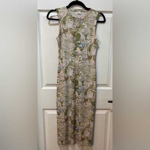 Wilfred Dresses & Skirts - (D8) Wilfred XS Elegant Marble Print Sleeveless Dress